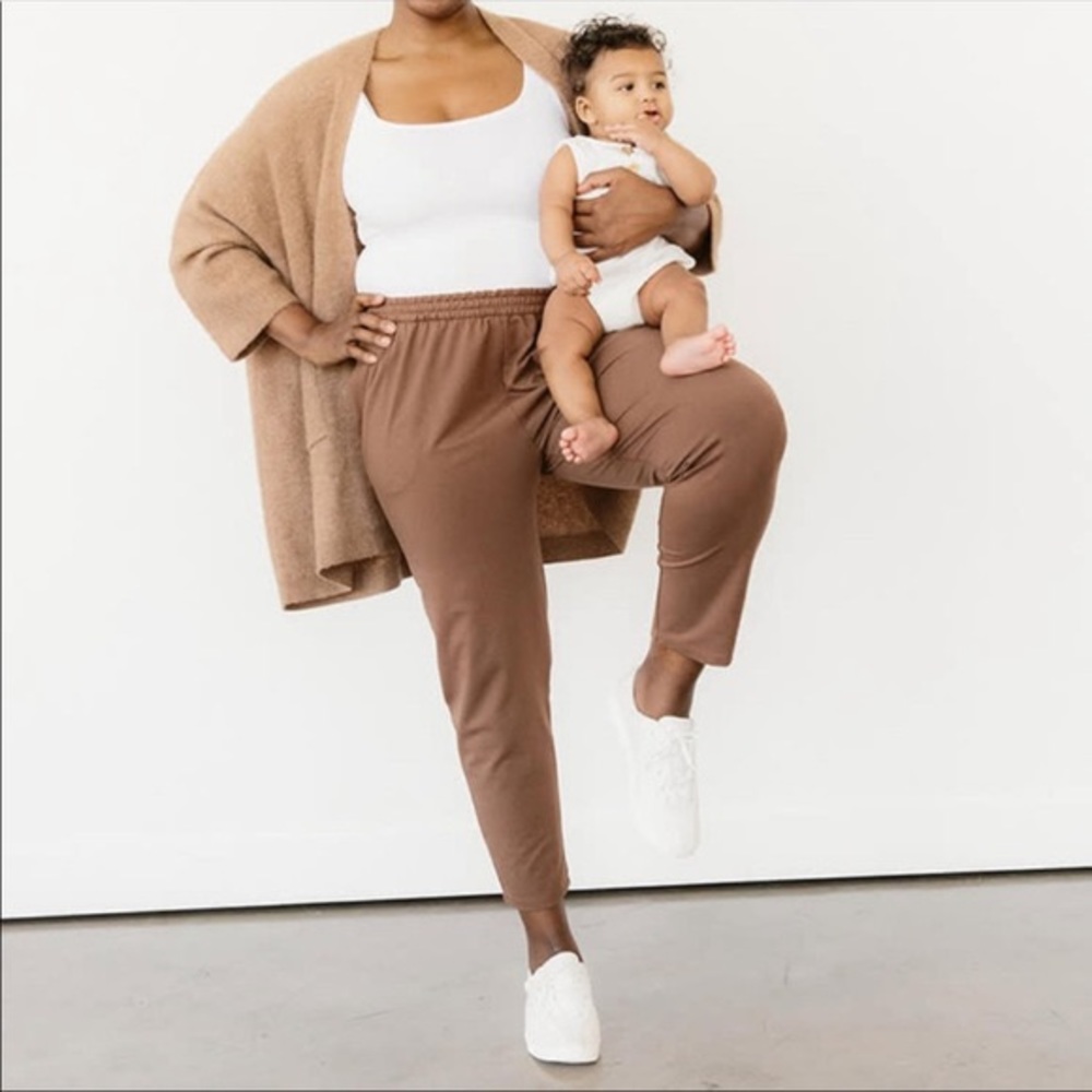 Storq Tan Maternity Jogger - 1 / XS